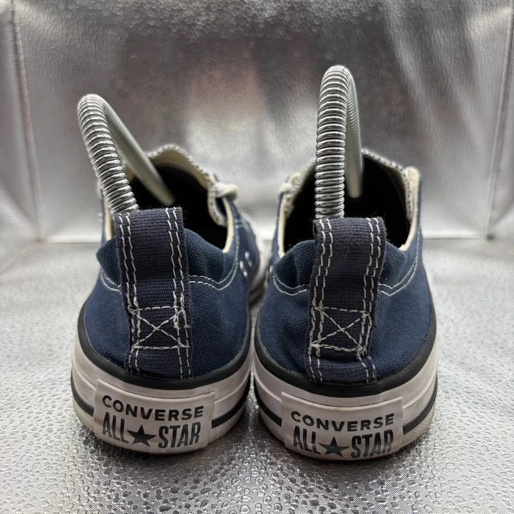 Size 7 Converse Chuck Taylor All Star Shoreline Navy Womens Low Shoes 537080C